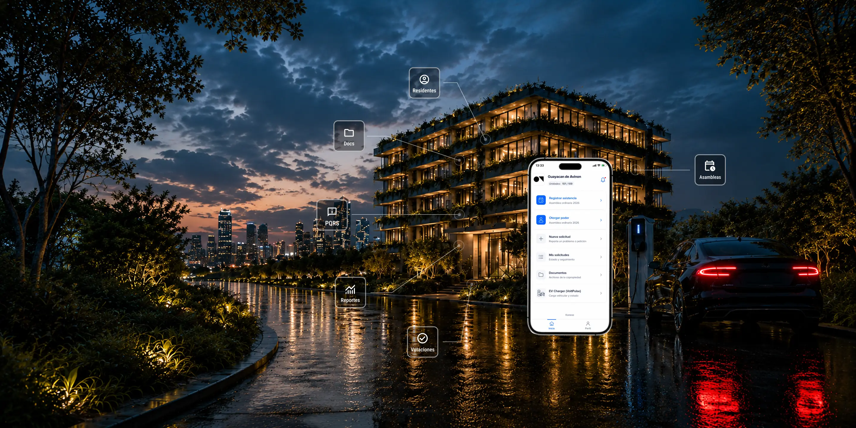 Experiencia digital Konexo para copropiedades